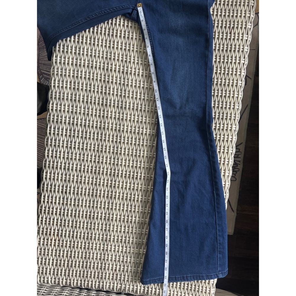 Free People Penny Pull On Flare Jeans size 28 boho retro hippie Festival - Picture 7 of 8